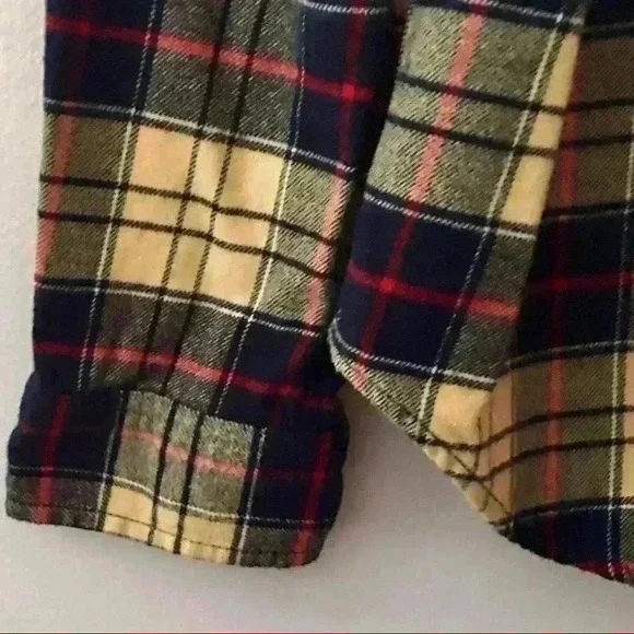 Merona Flannel Shirt Plaid Size Large - Picture 5 of 6